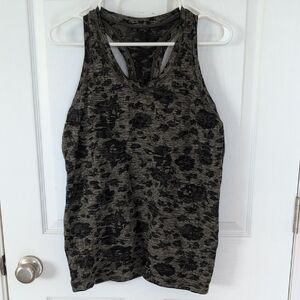 Black and Green/Grey Women's Tank Top